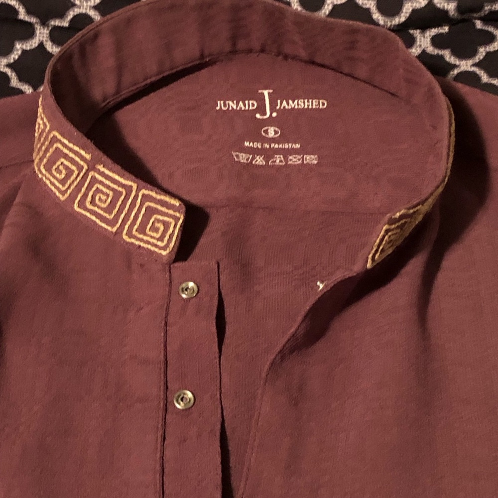 Junaid Jamshed J Kameez Purple Pakistani Indian Qamees Shalwar Kurti Small A14